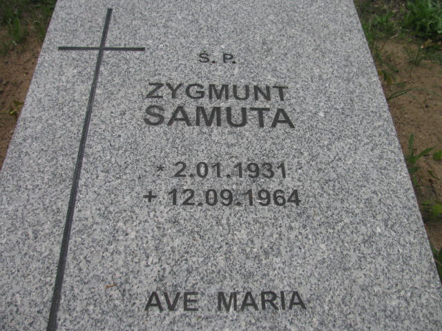 Zygmunt Samuta 1931 Kostrzyn nad Odrą - Grobonet - Wyszukiwarka osób pochowanych