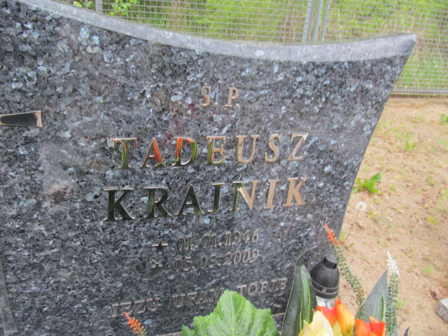Tadeusz Krajnik 1946 Kostrzyn nad Odrą - Grobonet - Wyszukiwarka osób pochowanych