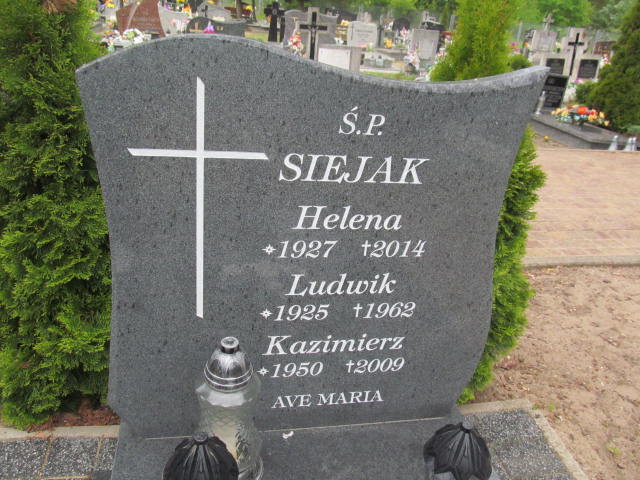 Ludwik Siejak 1925 Kostrzyn nad Odrą - Grobonet - Wyszukiwarka osób pochowanych