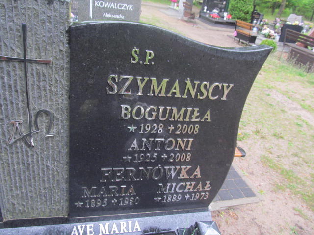 Bogumiła Szymańska 1928 Kostrzyn nad Odrą - Grobonet - Wyszukiwarka osób pochowanych