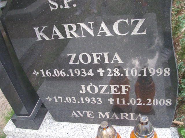 Alina Karnacz 1955 Kostrzyn nad Odrą - Grobonet - Wyszukiwarka osób pochowanych