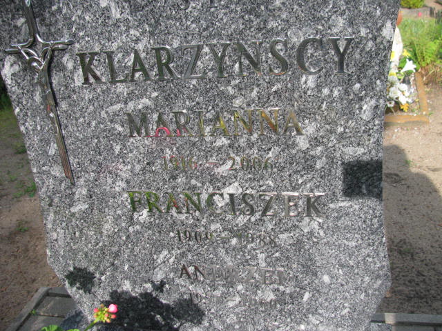 Andrzej Klarzyński 1957 Kostrzyn nad Odrą - Grobonet - Wyszukiwarka osób pochowanych