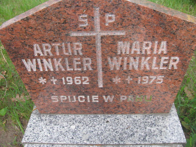 Artur Andrzej Winkler 1962 Kostrzyn nad Odrą - Grobonet - Wyszukiwarka osób pochowanych