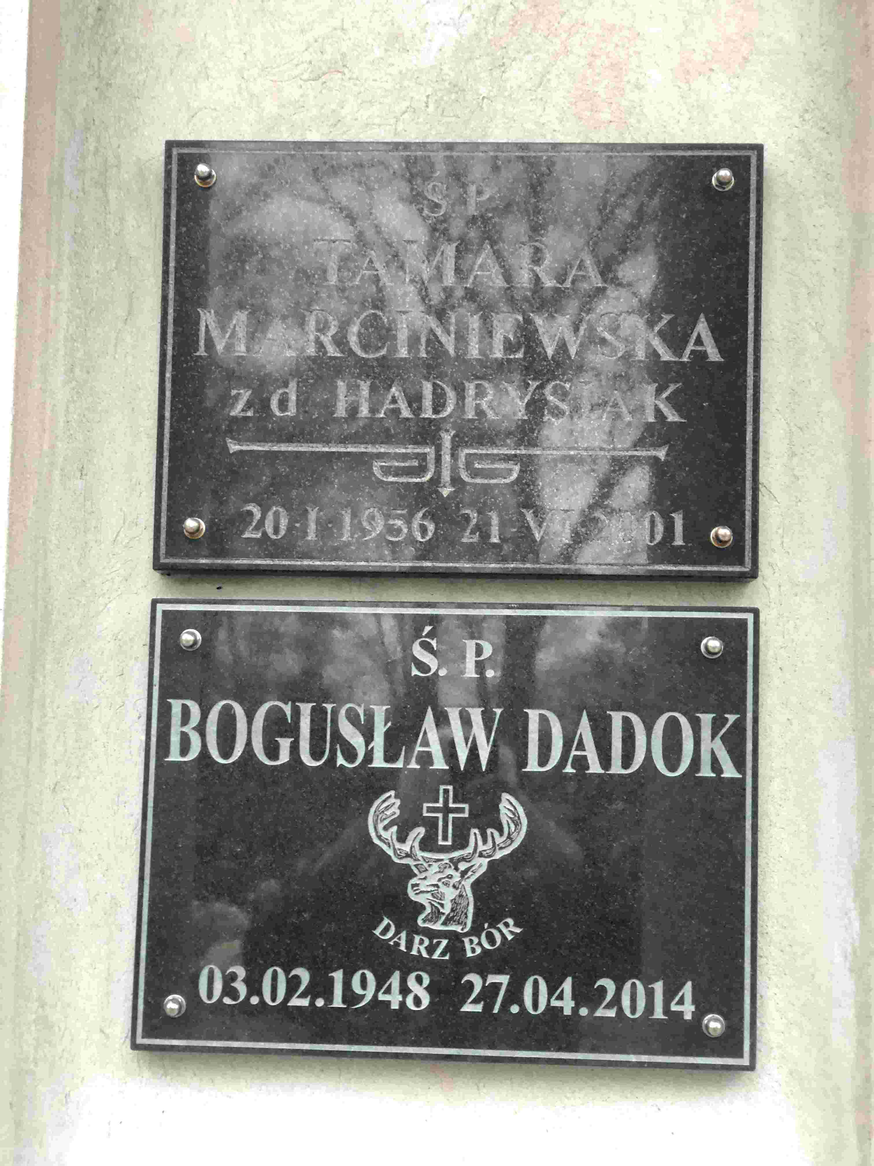 Grób Helena Hadrysiak