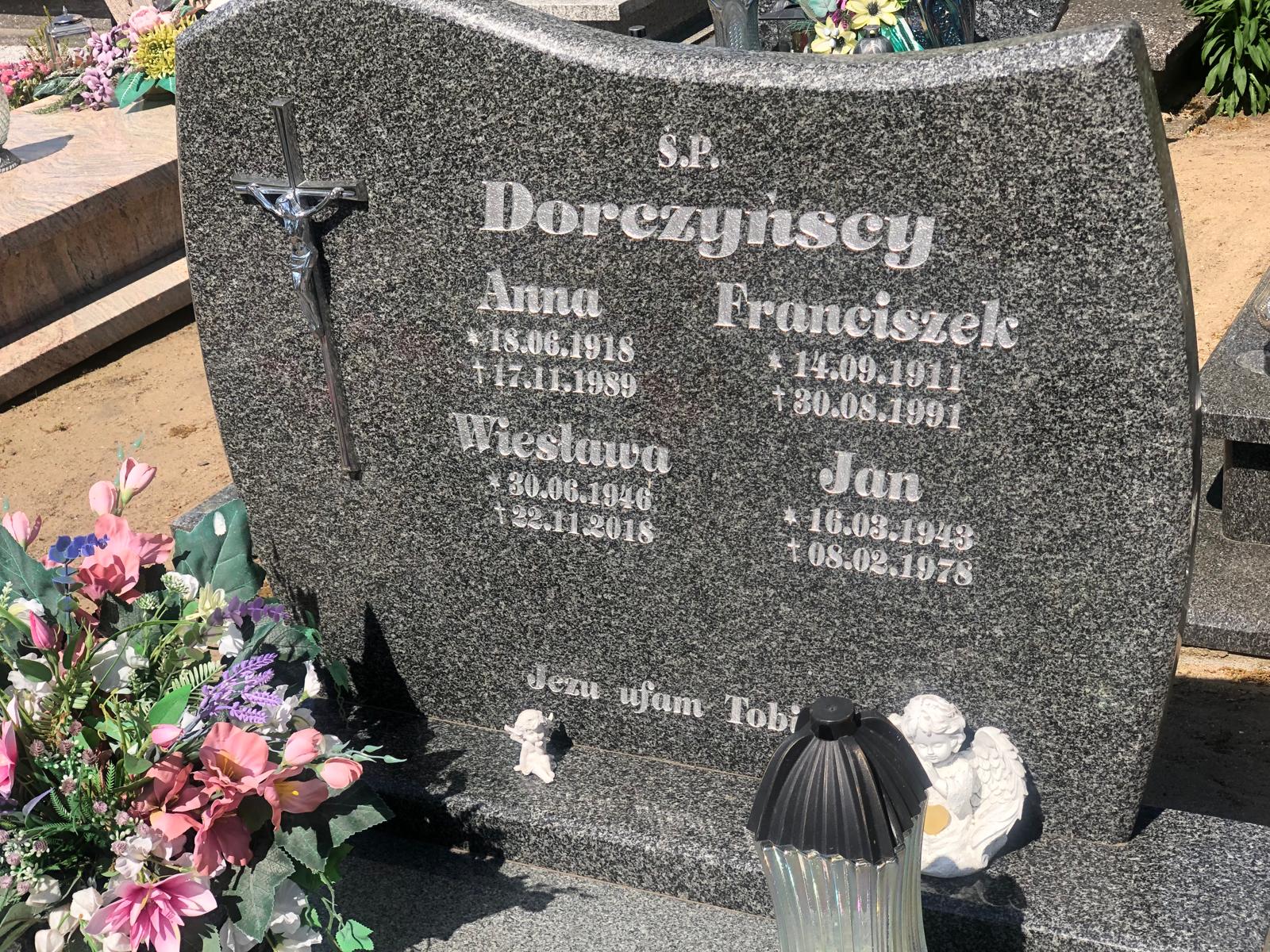 Grób Wiesława Dorczyńska
