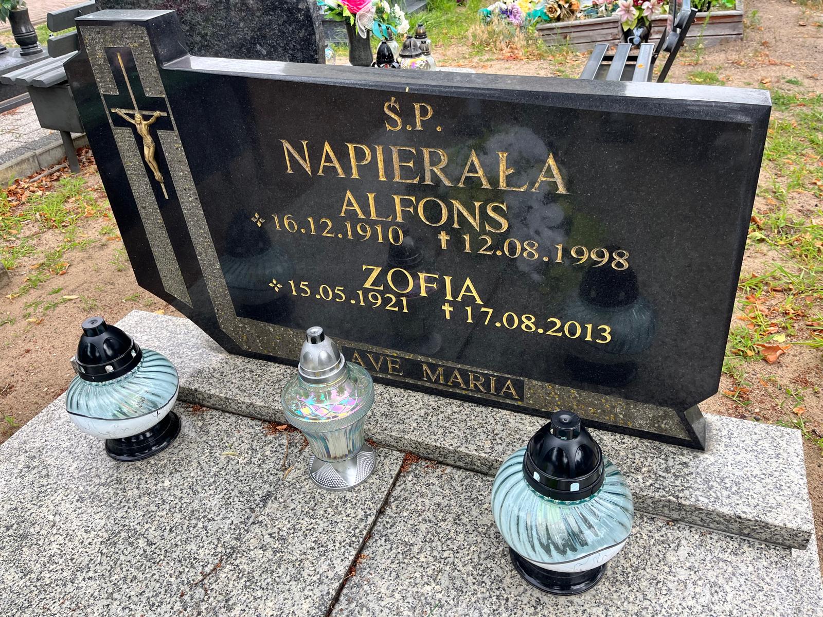 Grób Zofia Napierała