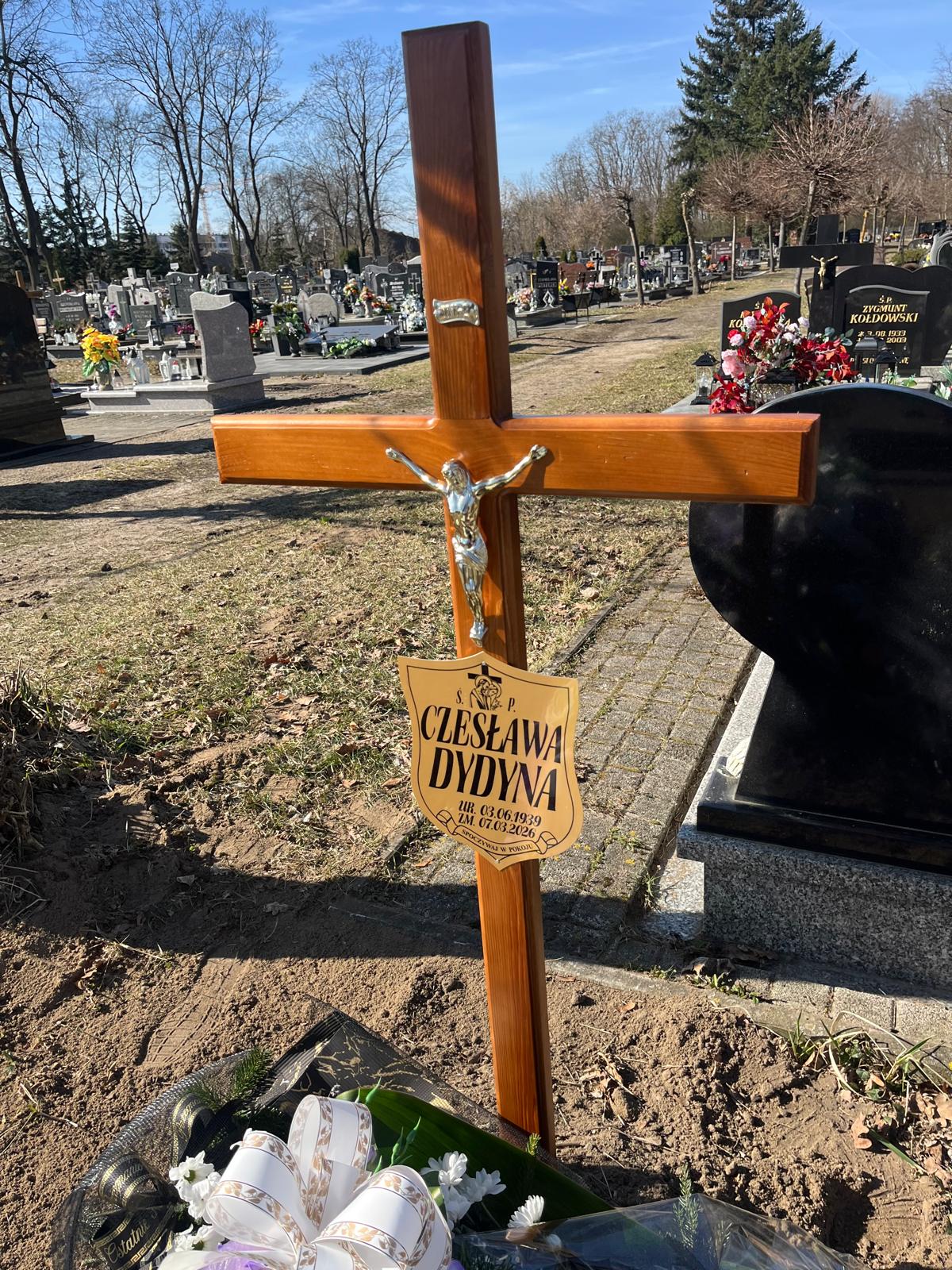 Grób Czesława Dydyna 