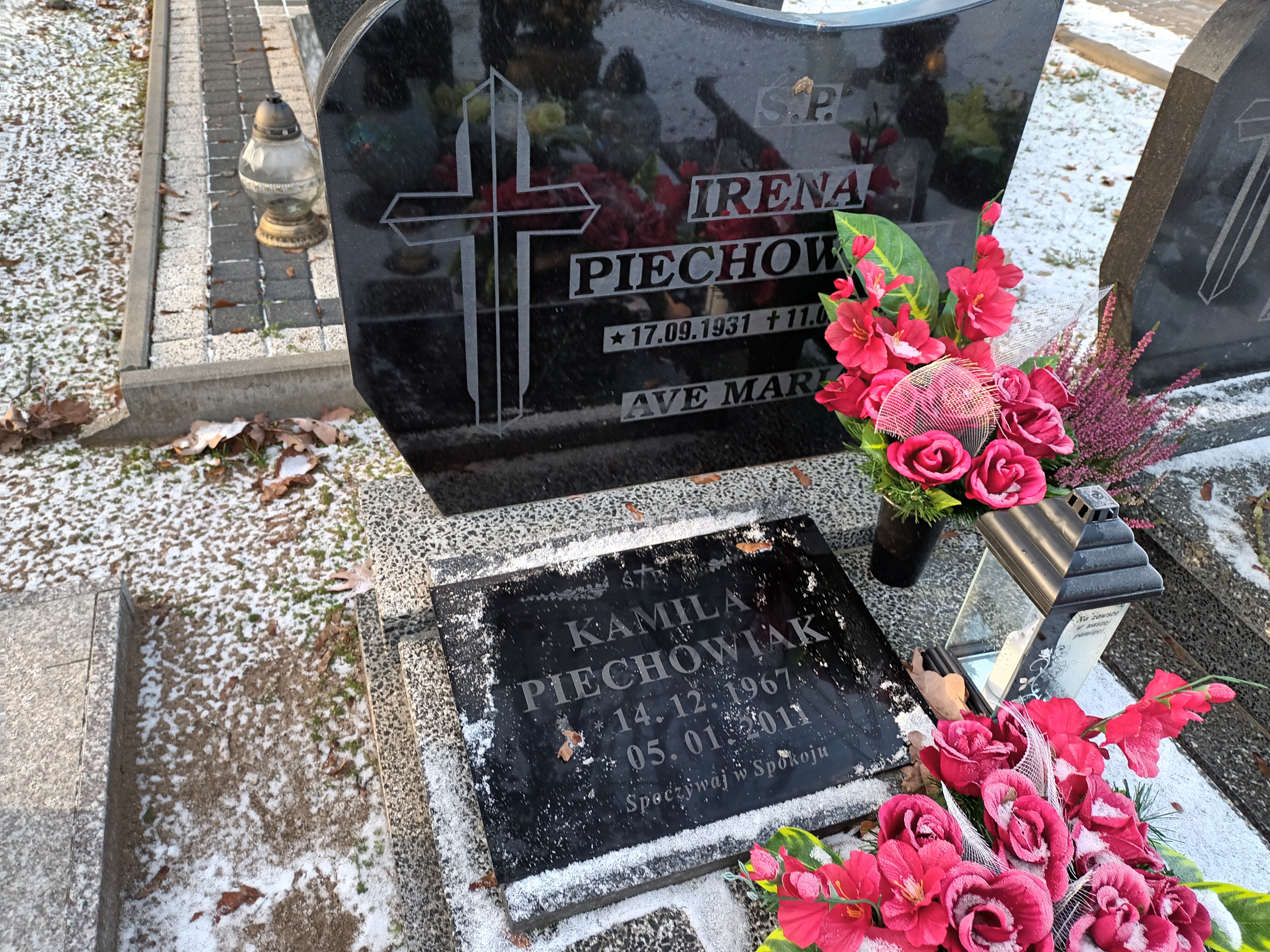 Grób Kamila Piechowiak