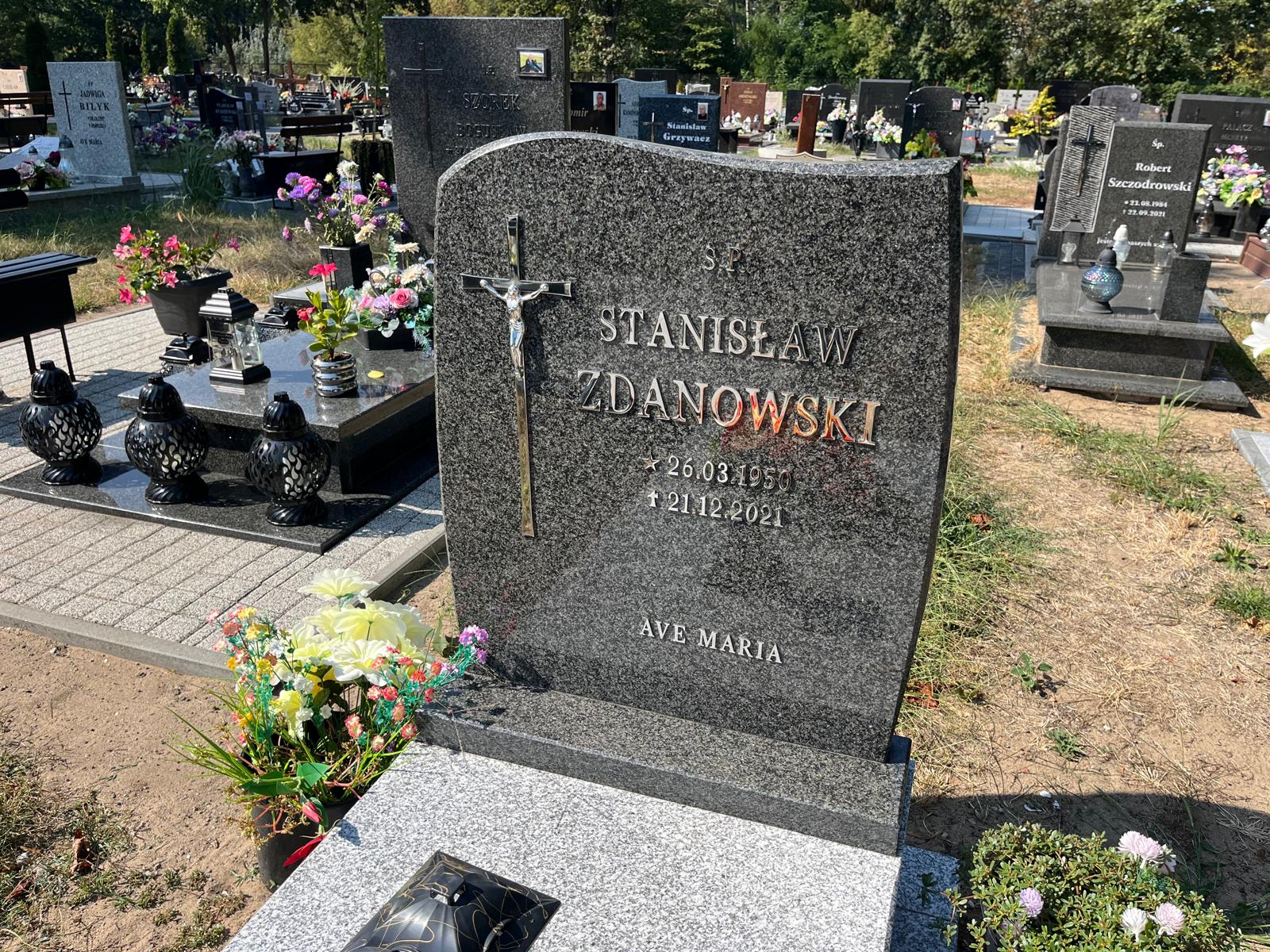 Grób Stanisław Zdanowski