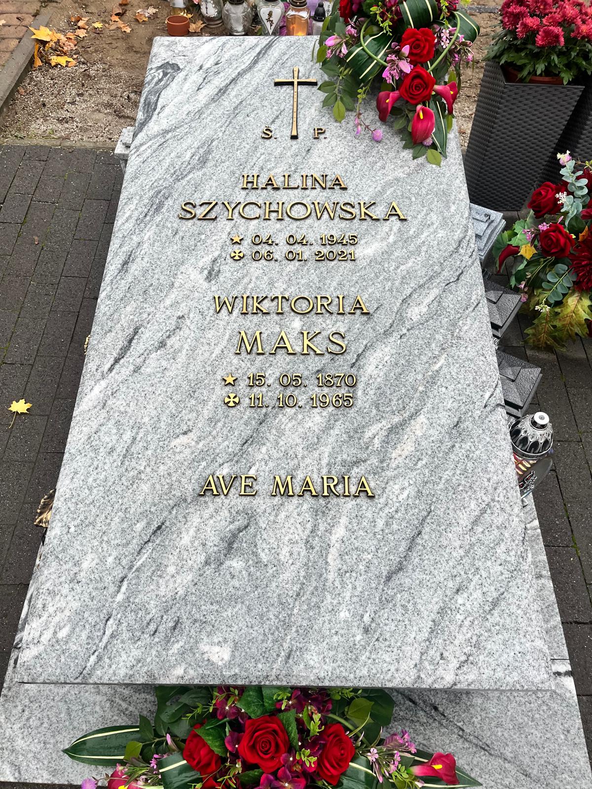 Grób Wiktoria Maks