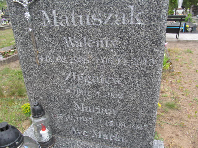 Grób Zbigniew Matuszak